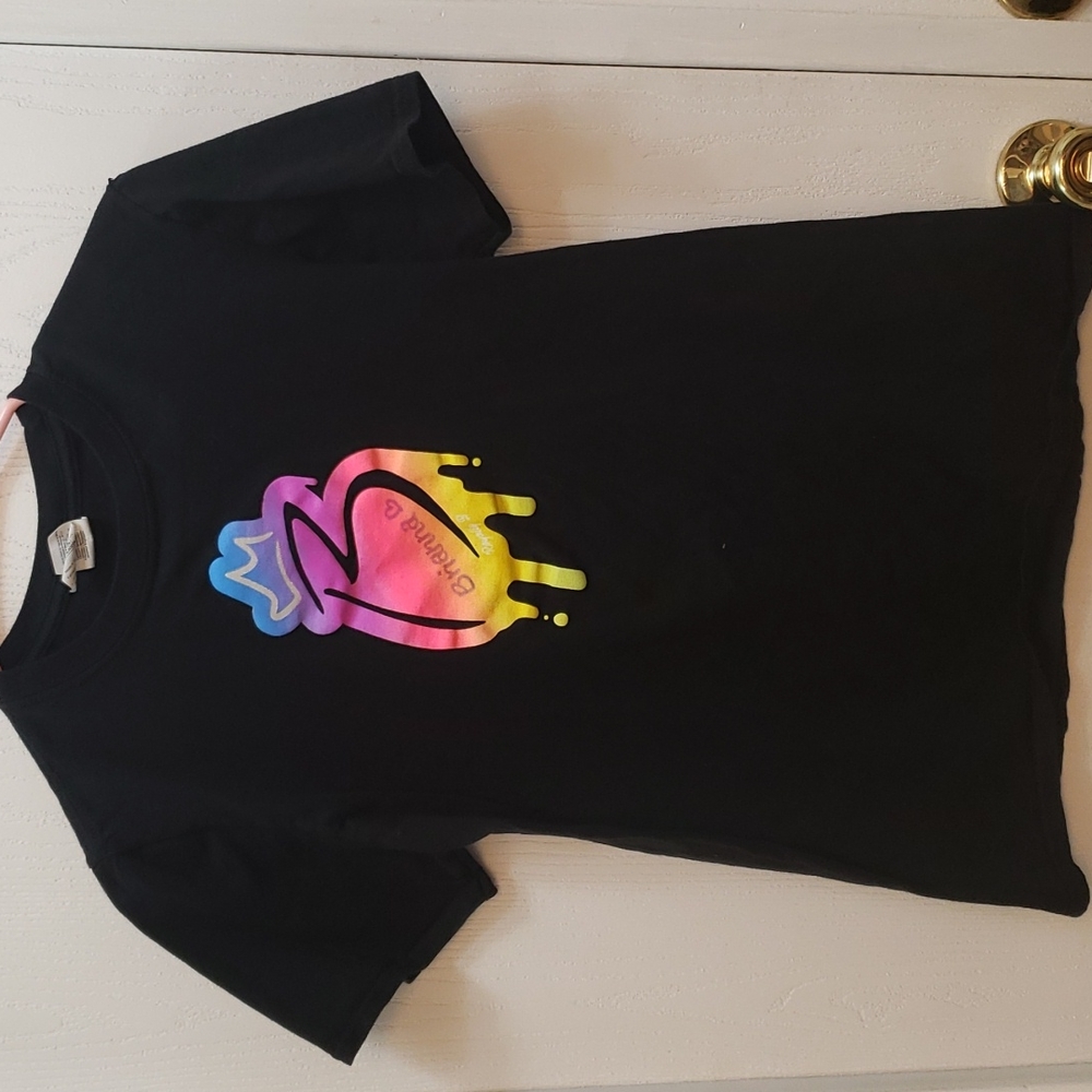 Authentic, Brianna Playz, Royally B, black short sleeve Tshirt, size Small,